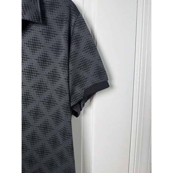 Izod Women’s Black Golf Polo/Shirt With Diamond Pattern Size XL - Picture 3 of 8